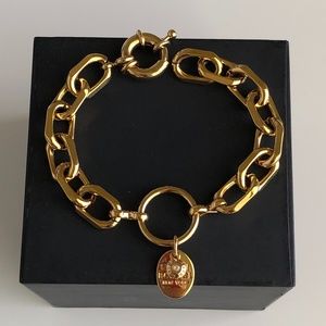 Henri Bendel Influencer Gold Charm Bracelet
